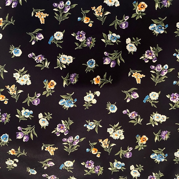 *VINTAGE* FLORAL MIDI SKIRT - Picture 5 of 5